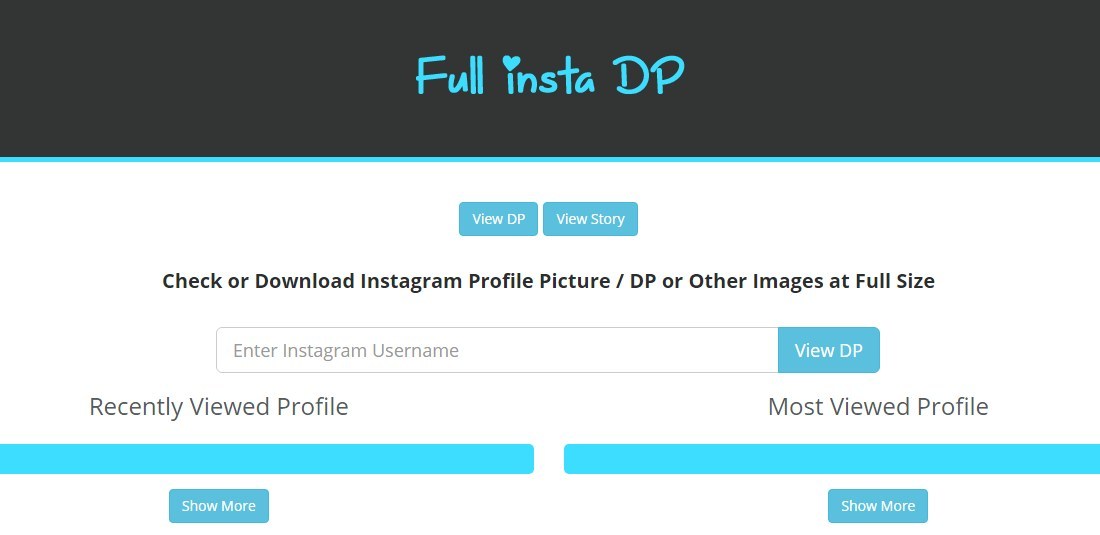 Gambar Download Foto Profil Instagram dengan FullInstaDP