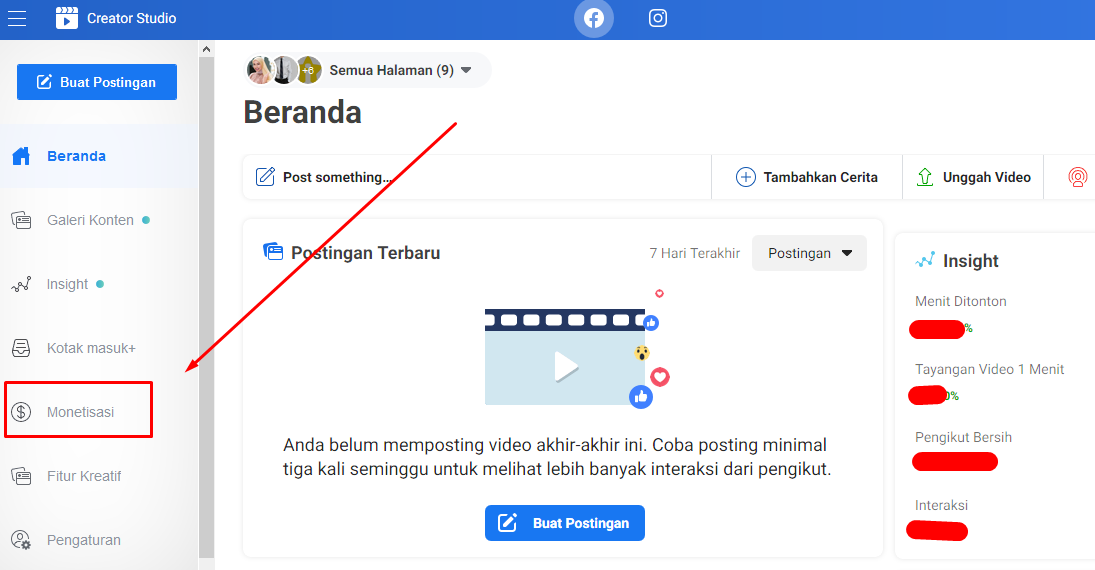 Langkah sederhana monetisasi facebook