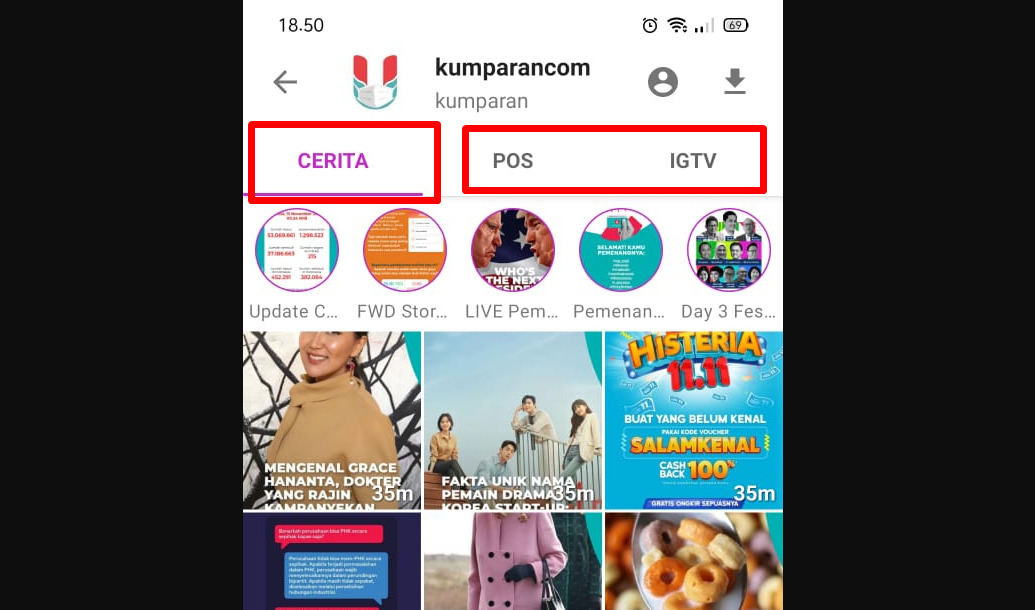 Cara melihat story instagram tanpa diketahui pemiliknya pakai aplikasi - Story Saver for Instagram