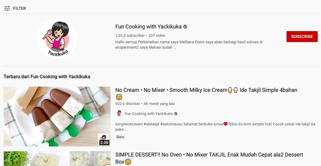 Contoh nama channel Youtube keren berdasarkan kontennya