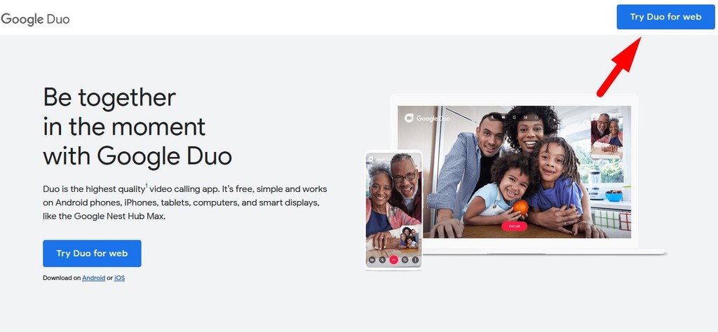 Cara menggunakan Google Duo PC