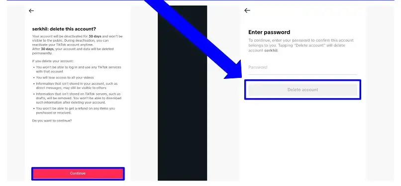 masukkan password untuk konfirmasi