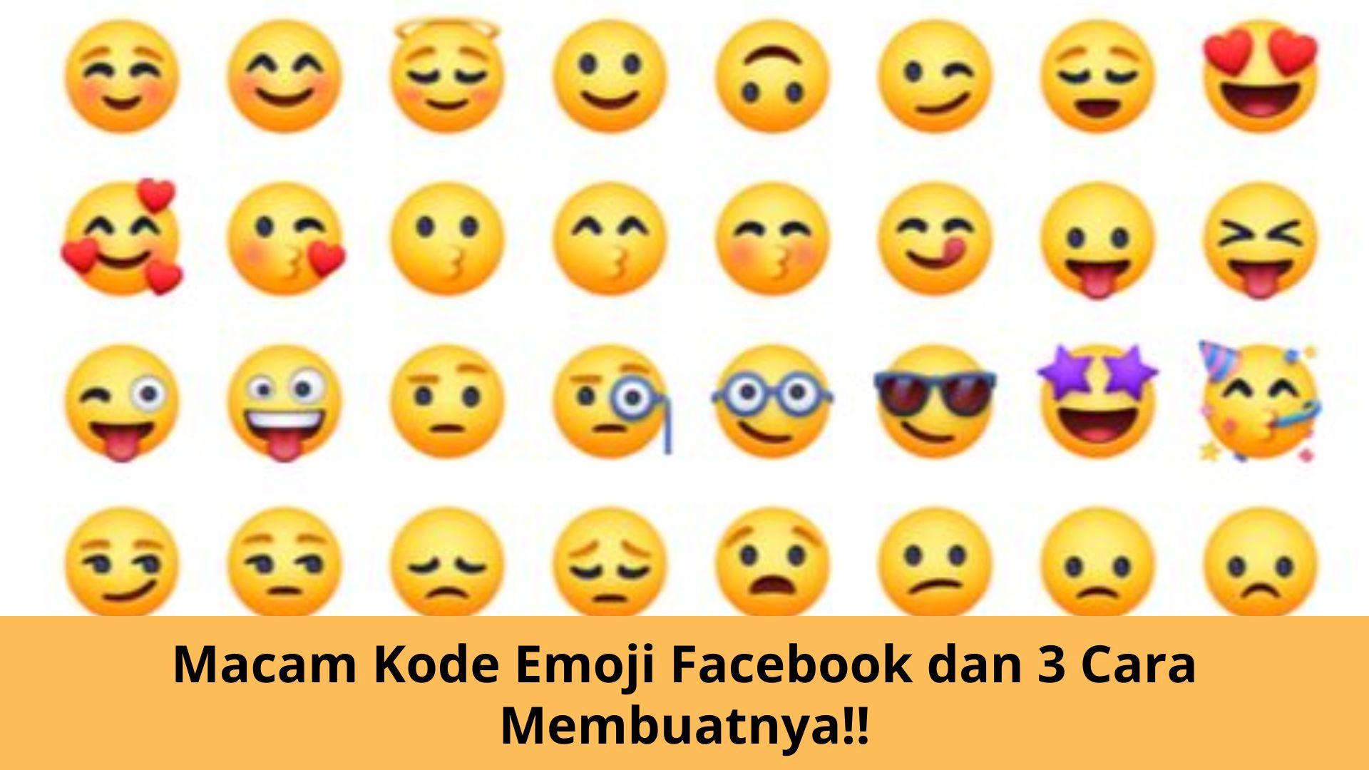 Macam Kode Emoji Facebook