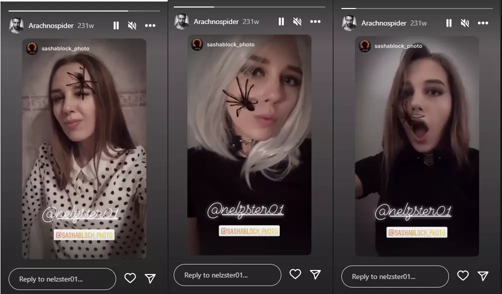Cara Mendapatkan Filter Laba-laba di Instagram