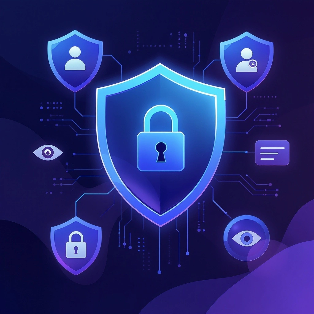 Digital Privacy and Security Concept