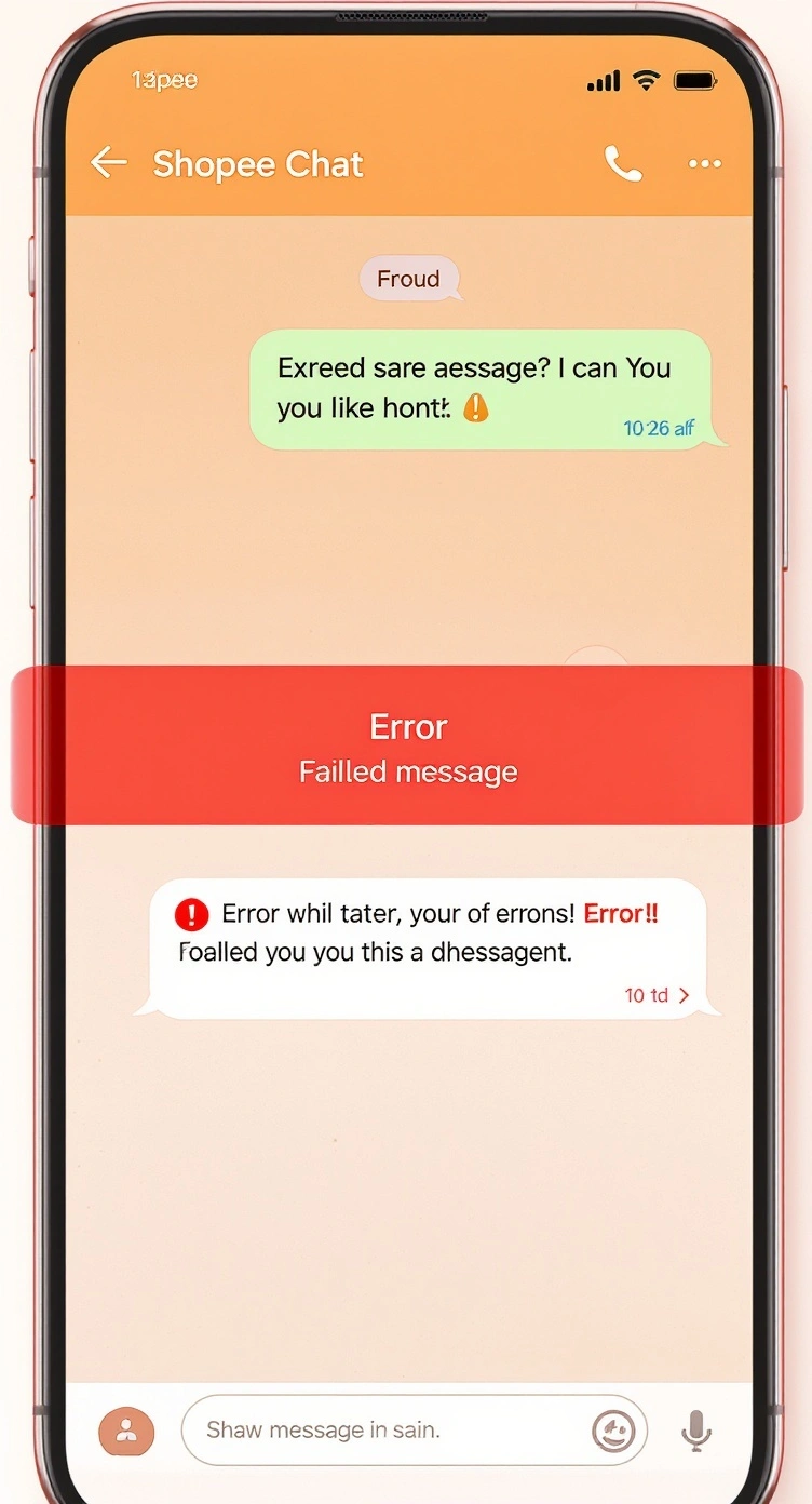Shopee Chat Error Interface