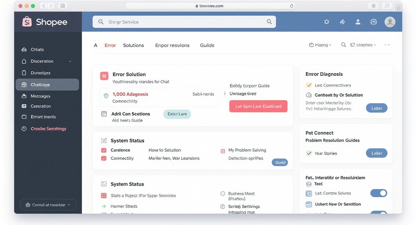 Shopee Troubleshooting Dashboard