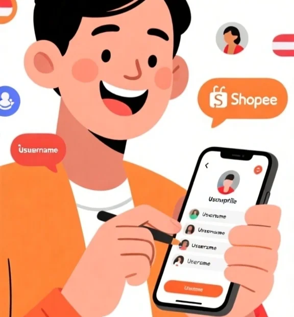 contoh username shopee