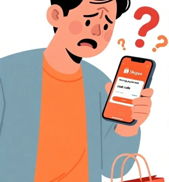 kode pembayaran shopee hilang